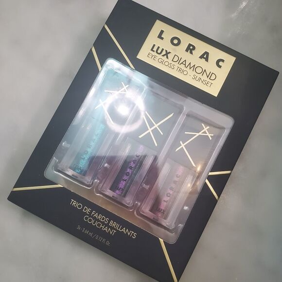 Lorac Lux Diamond Duo Chrome Eye Gloss  Trio - Picture 5 of 9